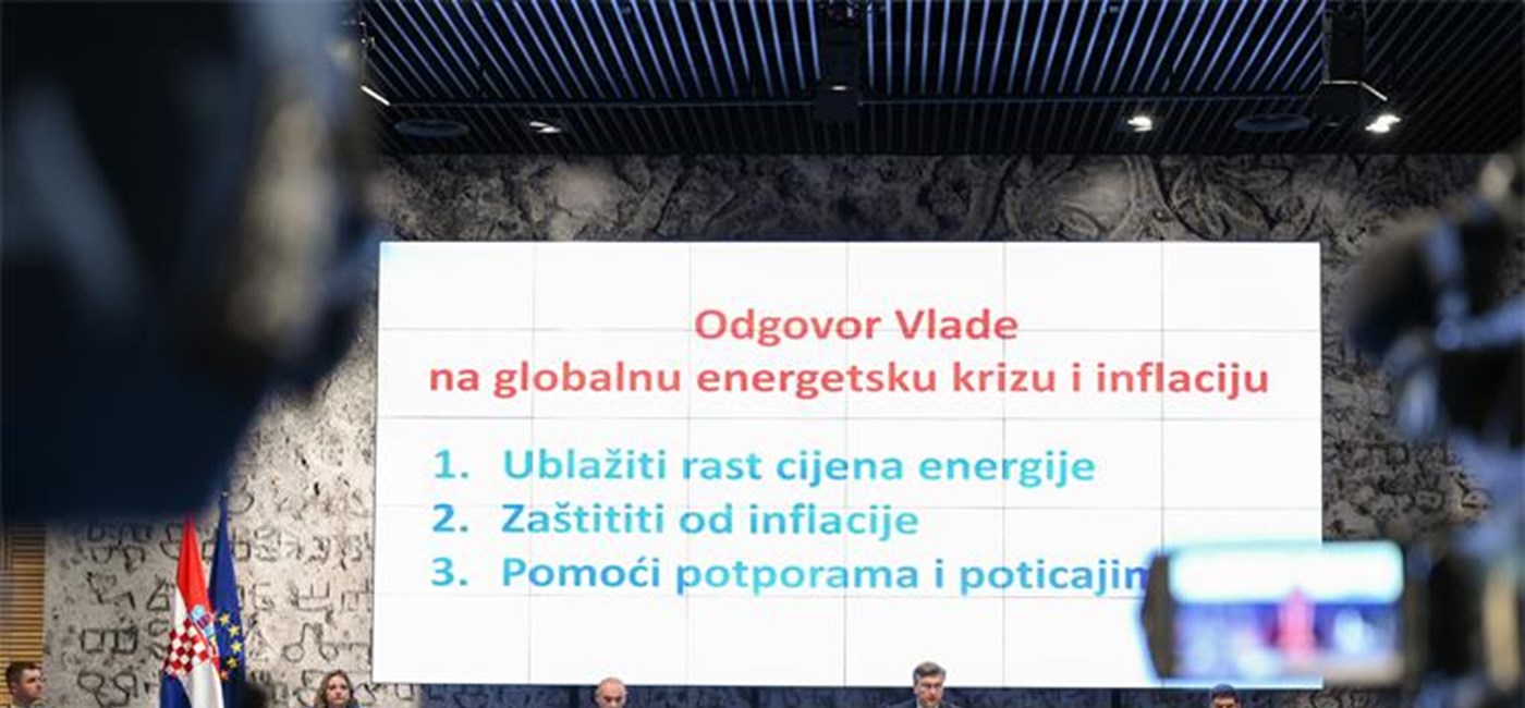 Vladin odgovor na globalnu energetsku krizu: 1,7 milijardi eura za zaštitu kućanstava i gospodarstva od rasta cijena